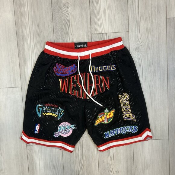 Just Don NBA Western Conference All Star Shorts Mens XL Made In USA - Picture 1 of 9
